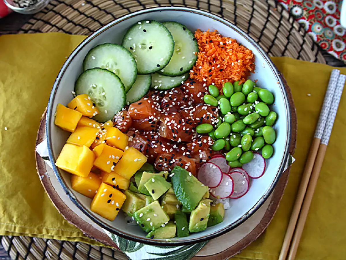 Poké-Bowl mit Lachs - foto 2