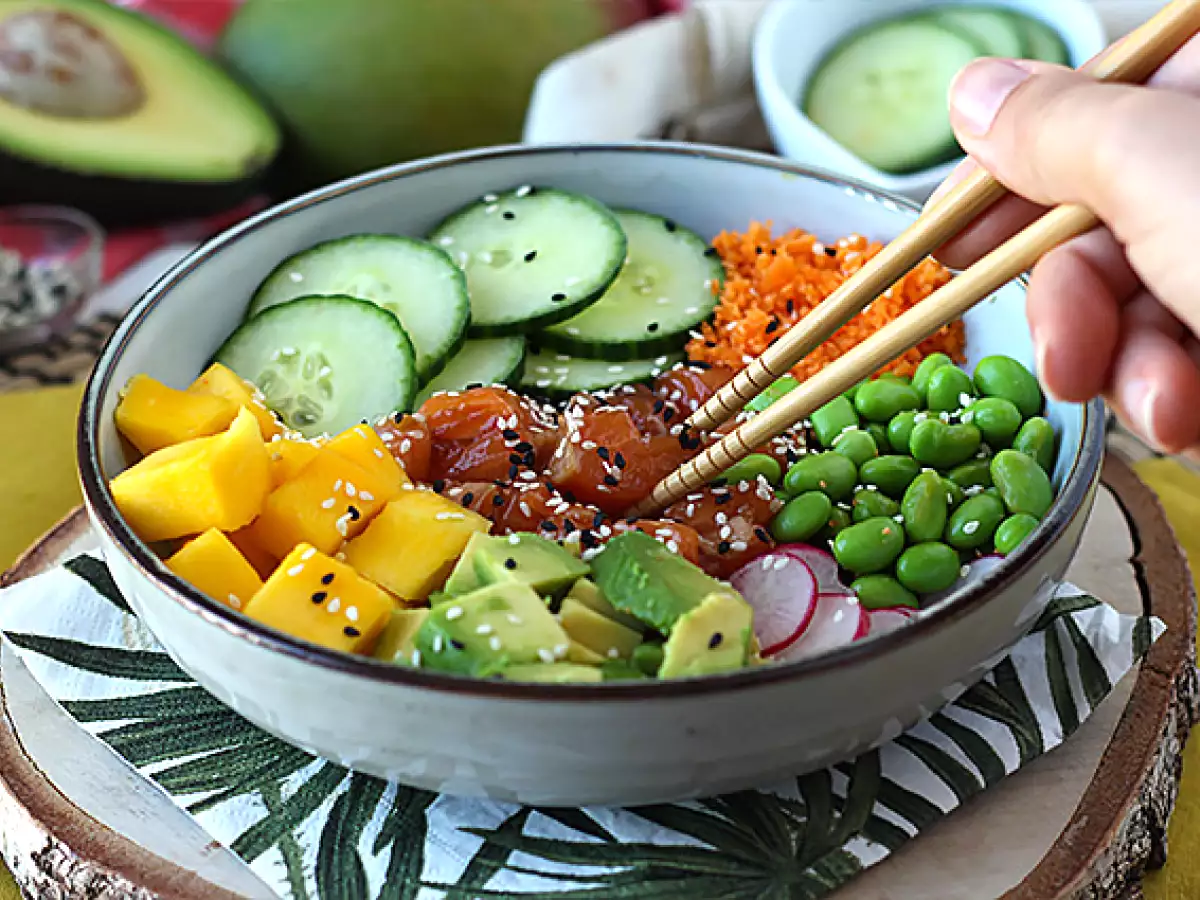 Poké-Bowl mit Lachs - foto 3