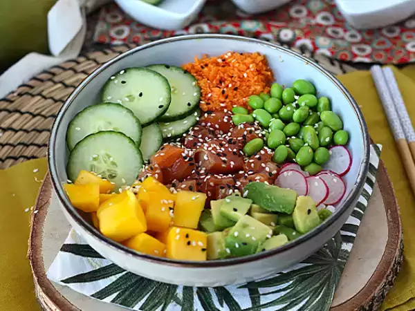 Rezept Poké-bowl mit lachs