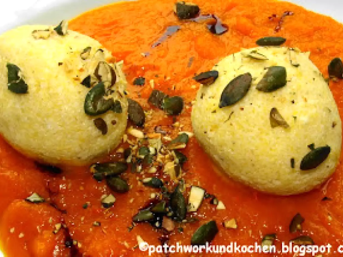 Polentaknödel flaumig, zart, einfach super