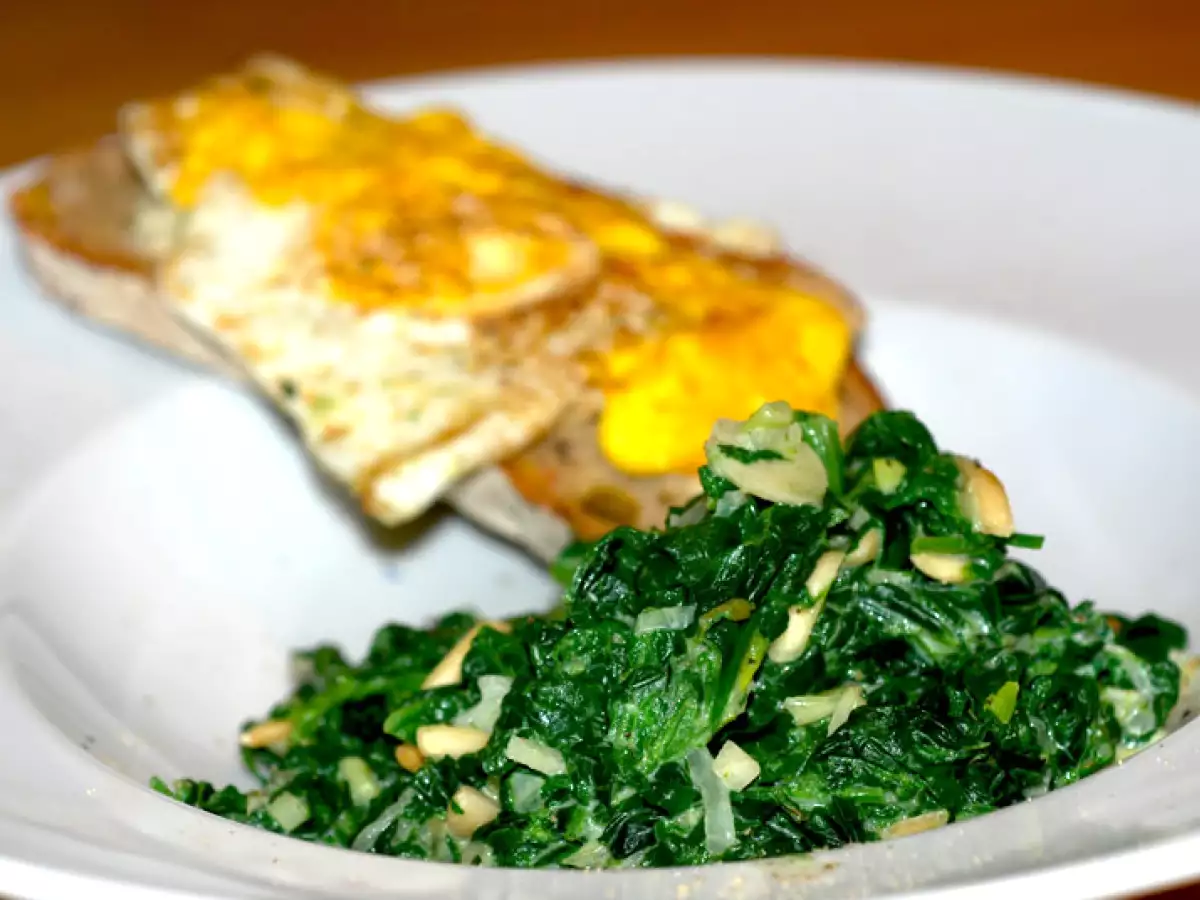 Popeye läßt grüßen es gibt frischen Spinat