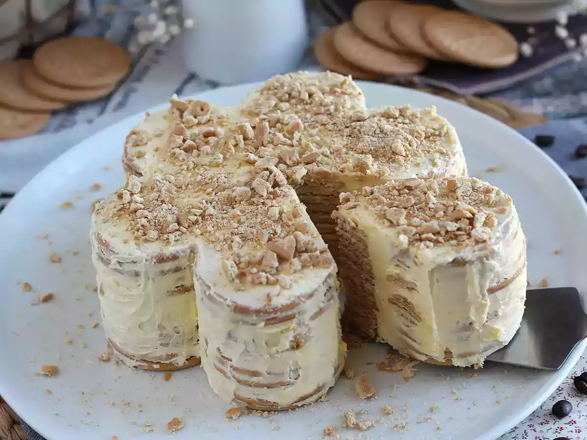 Portugiesischer Kekskuchen, Bolo de Bolacha