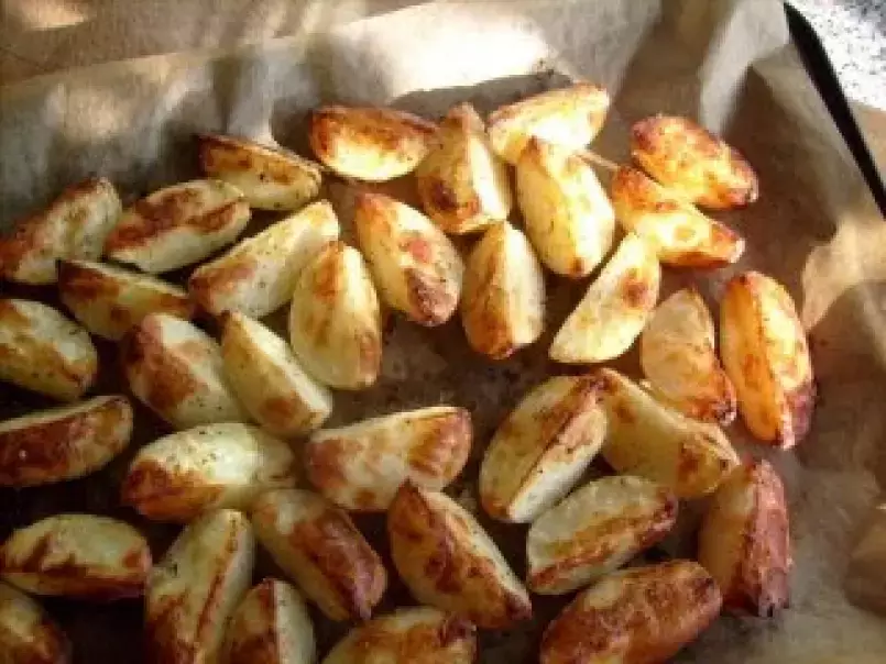 Potato Wedges - Kartoffelecken mit Dip