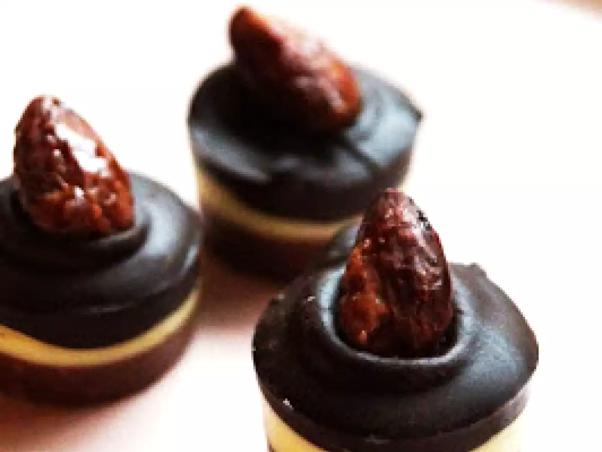 Pralinen mit 3erlei Schokolade