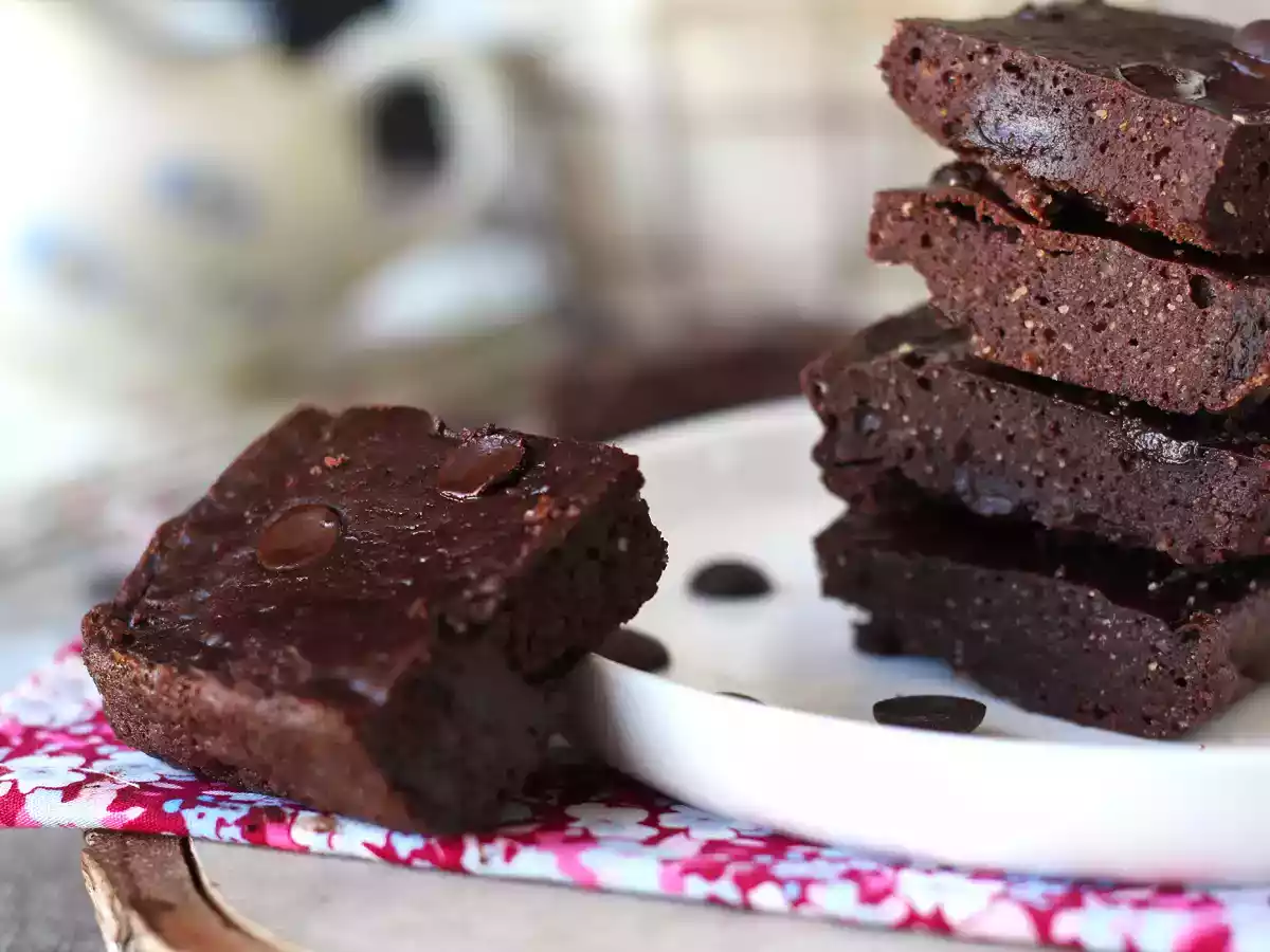 Protein-Brownie mit Whey, natürlich glutenfrei - foto 2