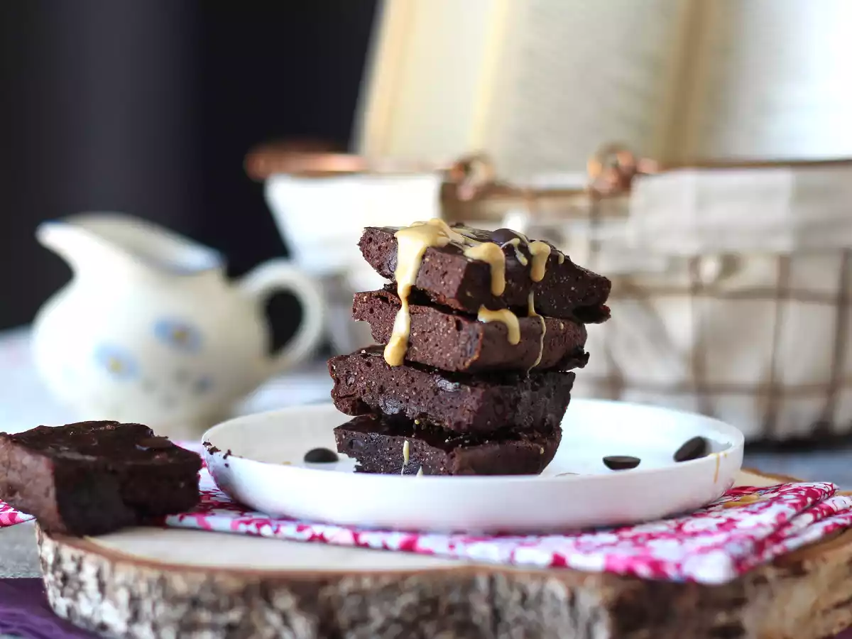 Protein-Brownie mit Whey, natürlich glutenfrei - foto 3