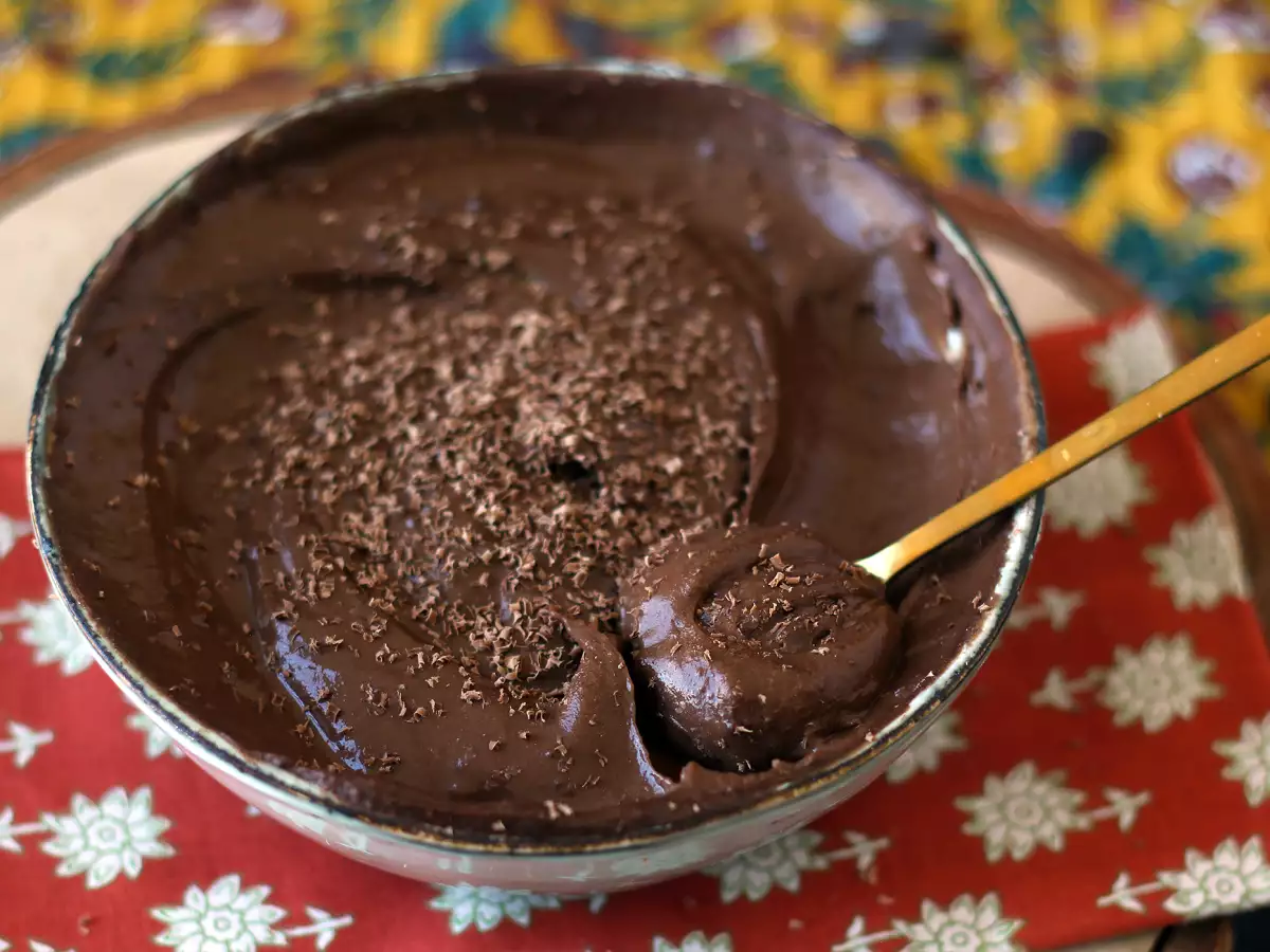 Protein-Schokoladenmousse mit Whey - foto 3