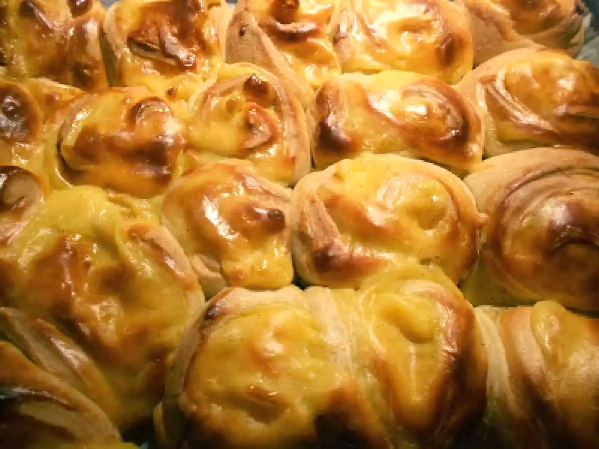 Puddingschneckenkuchen