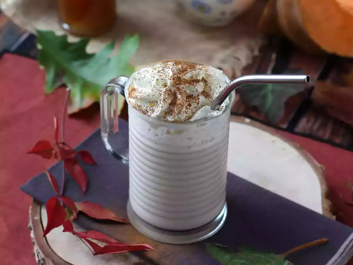 Pumpkin spice latte mit selbstgemachtem Kürbissirup! - foto 2