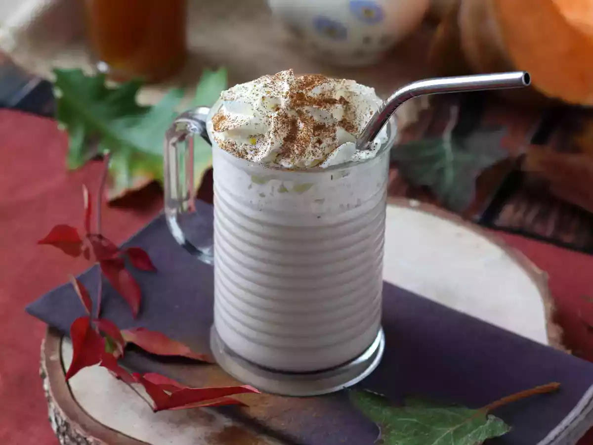 Pumpkin spice latte mit selbstgemachtem Kürbissirup! - foto 4