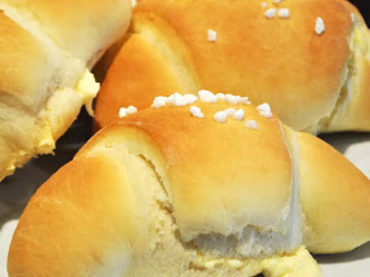 Quark-Hörnchen mit Limette