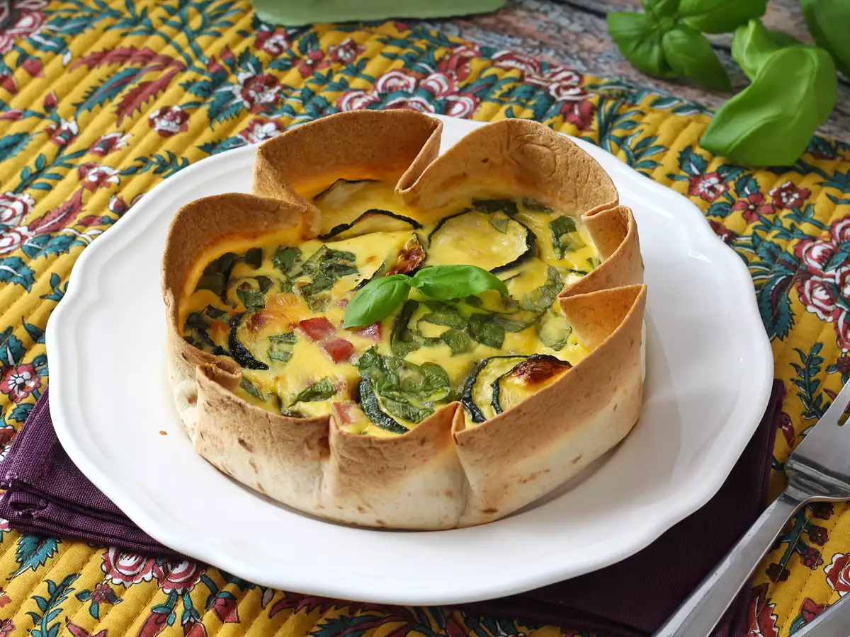 Quiche ohne Boden mit Tortilla? Das geht! Ein leichtes Rezept - foto 2