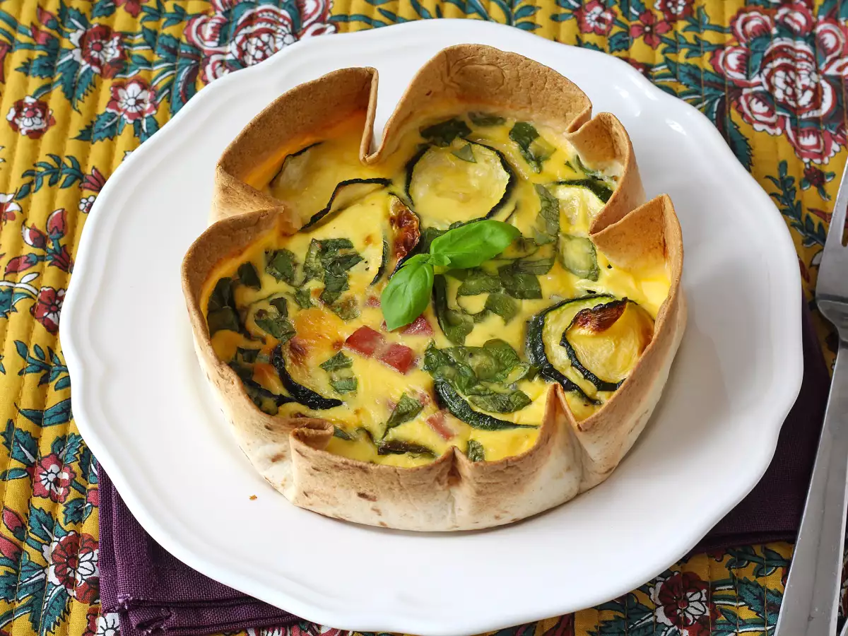 Quiche ohne Boden mit Tortilla? Das geht! Ein leichtes Rezept - foto 3