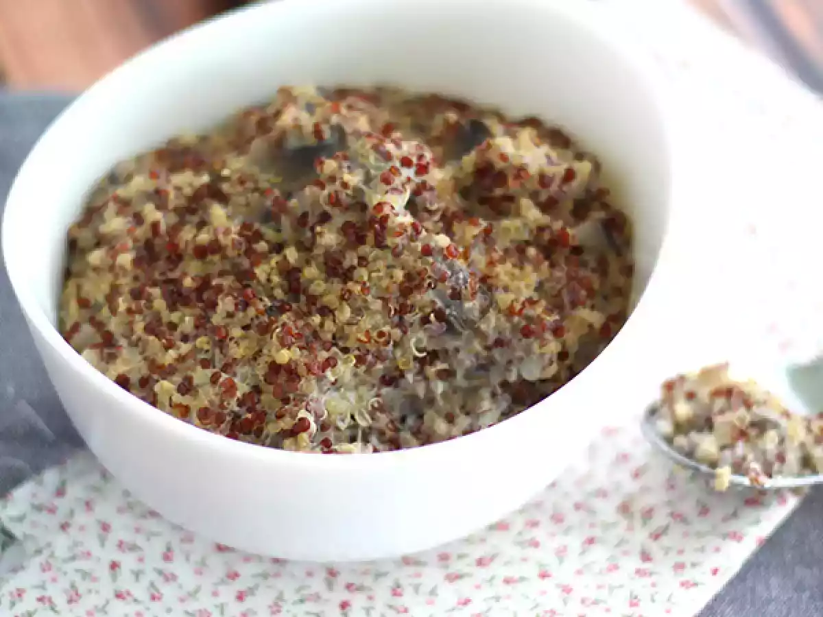 Quinoa-Risotto mit Pilzen - foto 3