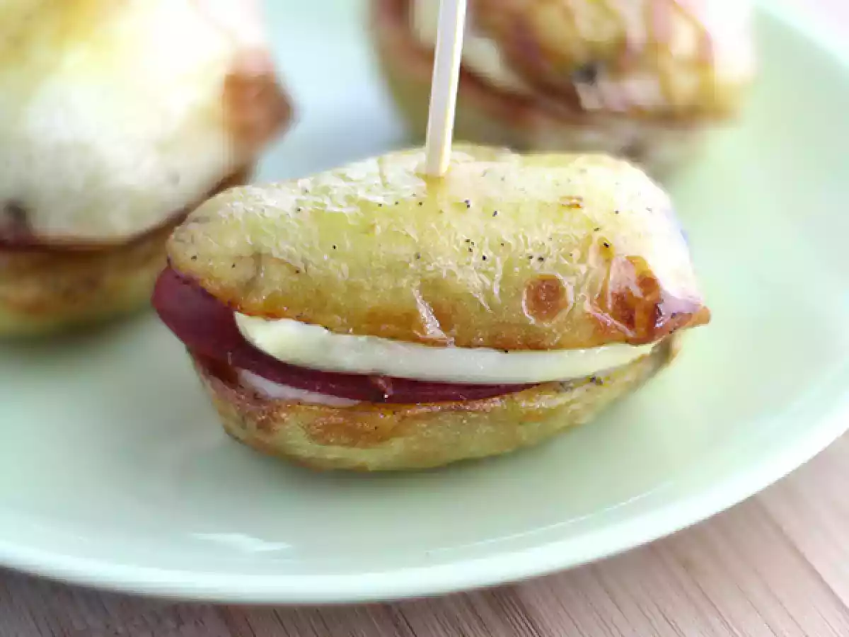 Raclette-Sandwich mit Kartoffeln - foto 2