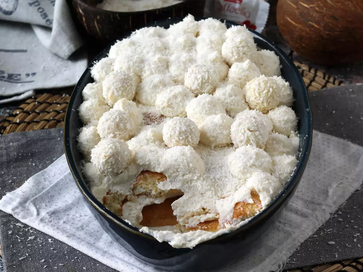 Raffaello-Tiramisu mit köstlichem Kokosgeschmack - foto 6
