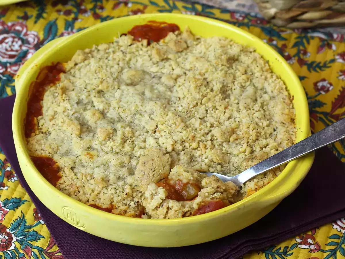 Ratatouille-Crumble, ein schnelles und einfaches Gericht, das Sie lieben werden! - foto 2