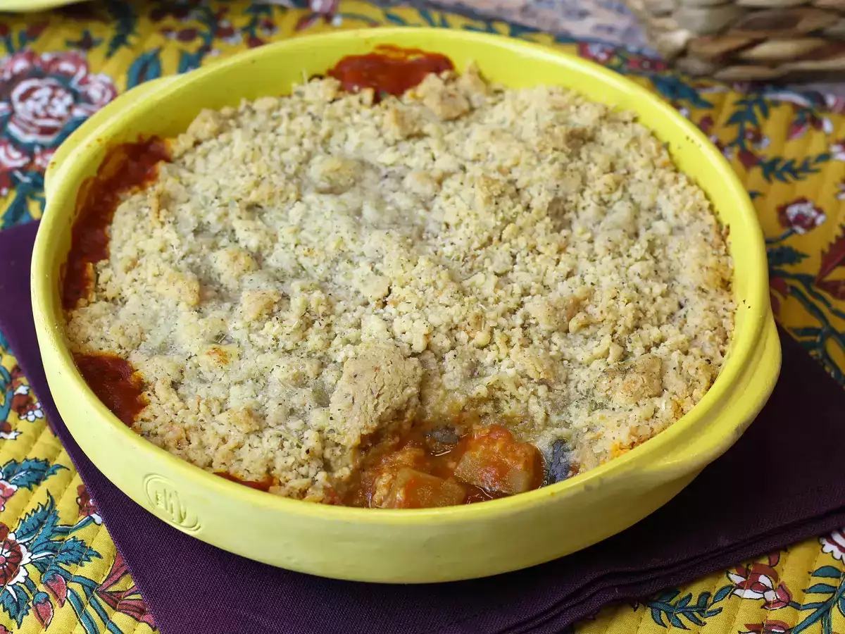 Ratatouille-Crumble, ein schnelles und einfaches Gericht, das Sie lieben werden! - foto 4