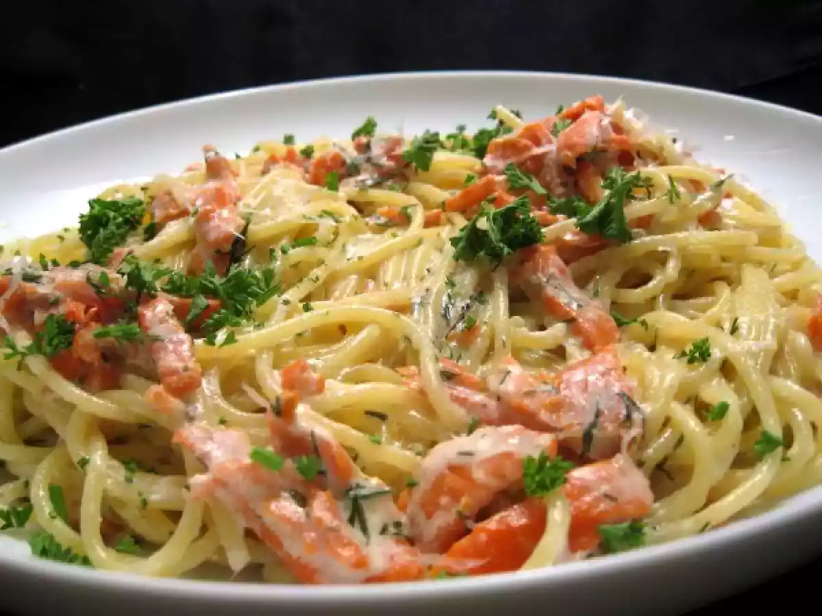 Ratz-Fatz-Lachs-Pasta