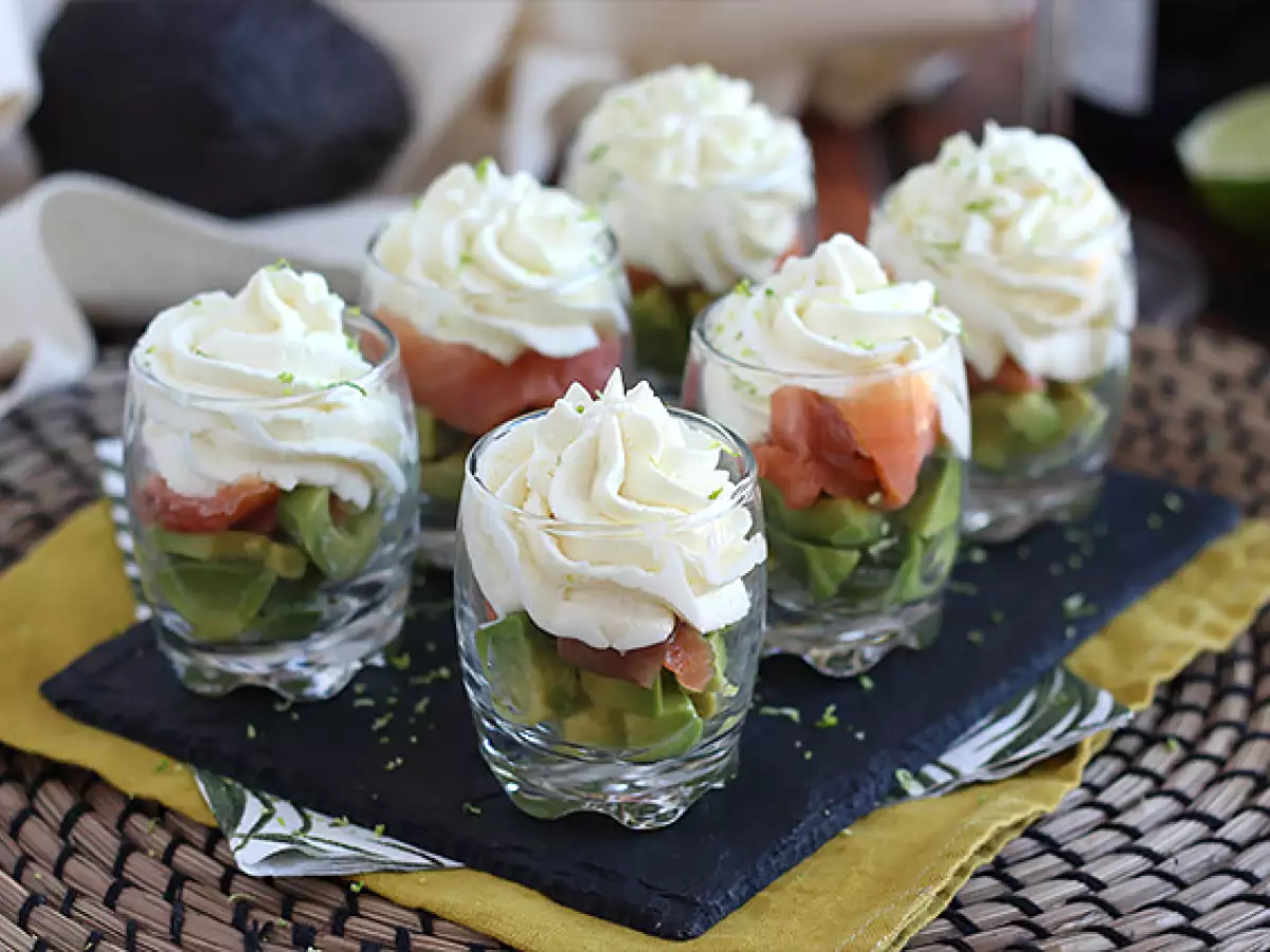 Räucherlachs-Avocado-Gläschen - foto 2