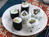 Räucherlachs und Avocado-Maki, foto 3