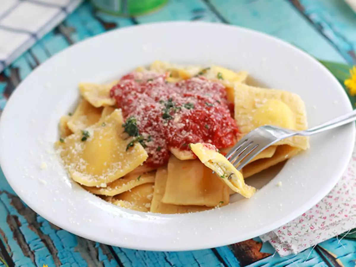 Ravioli mit Ricotta: einfaches Rezept Schritt für Schritt - foto 2