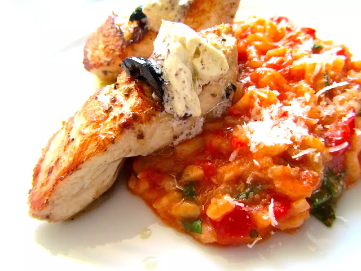 Reis mit Huhn geht immer: Jalapeno-Risotto mit Wildhuhn in Olivenbutter