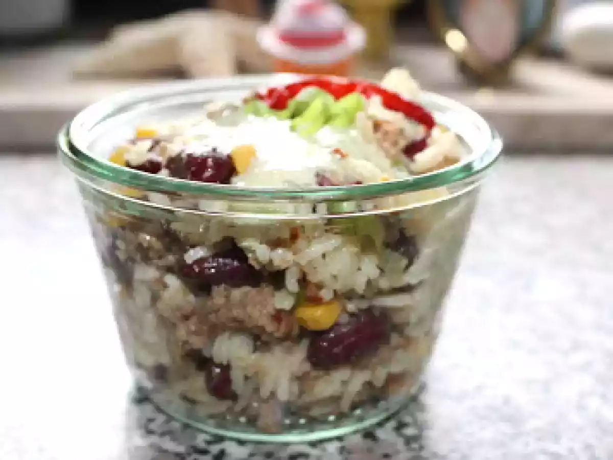 Reissalat auf mexikanisch