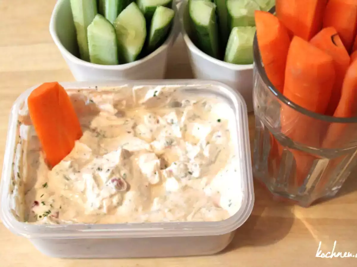 Rezept: Gemüse-Sticks mit Dip