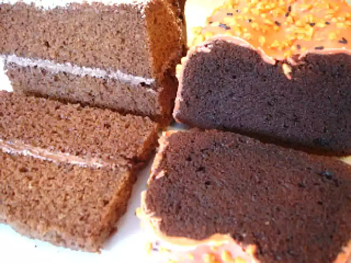 Rezepte- für schokoladigen, dunklen Motivtorten-Teig/ Tutorial - foto 3