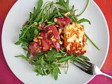 Rhabarber-rucola-salat