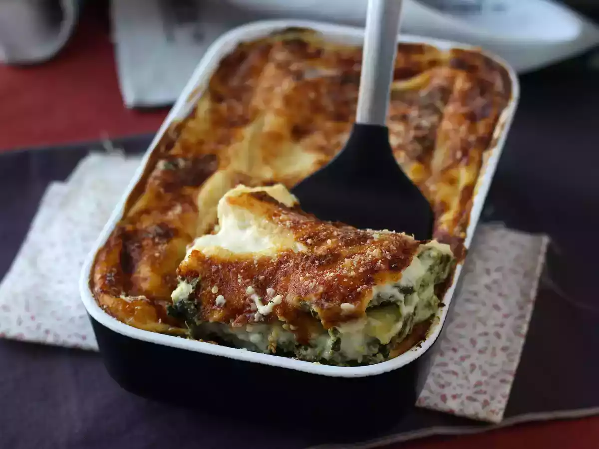 Ricotta-Spinat-Lasagne extra zartschmelzend