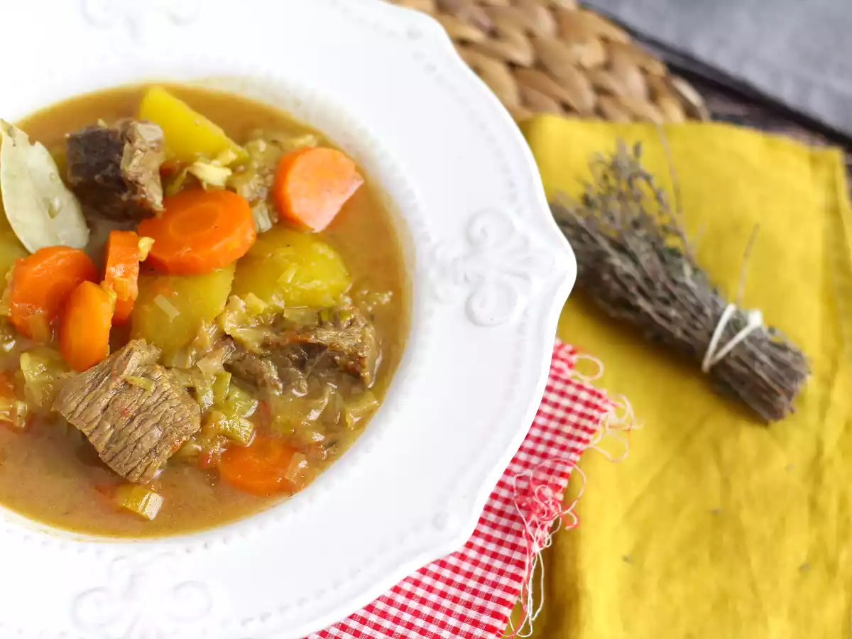 Rinder-Ragoût und schnelle Kartoffeln - foto 2