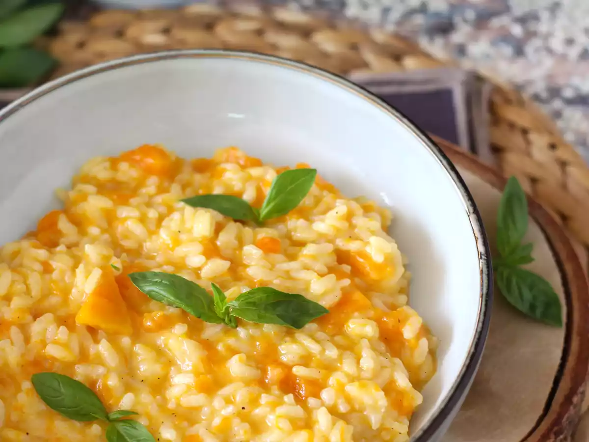 Risotto mit Kürbis, ein delikater und perfekter erster Gang für den Herbst - foto 3