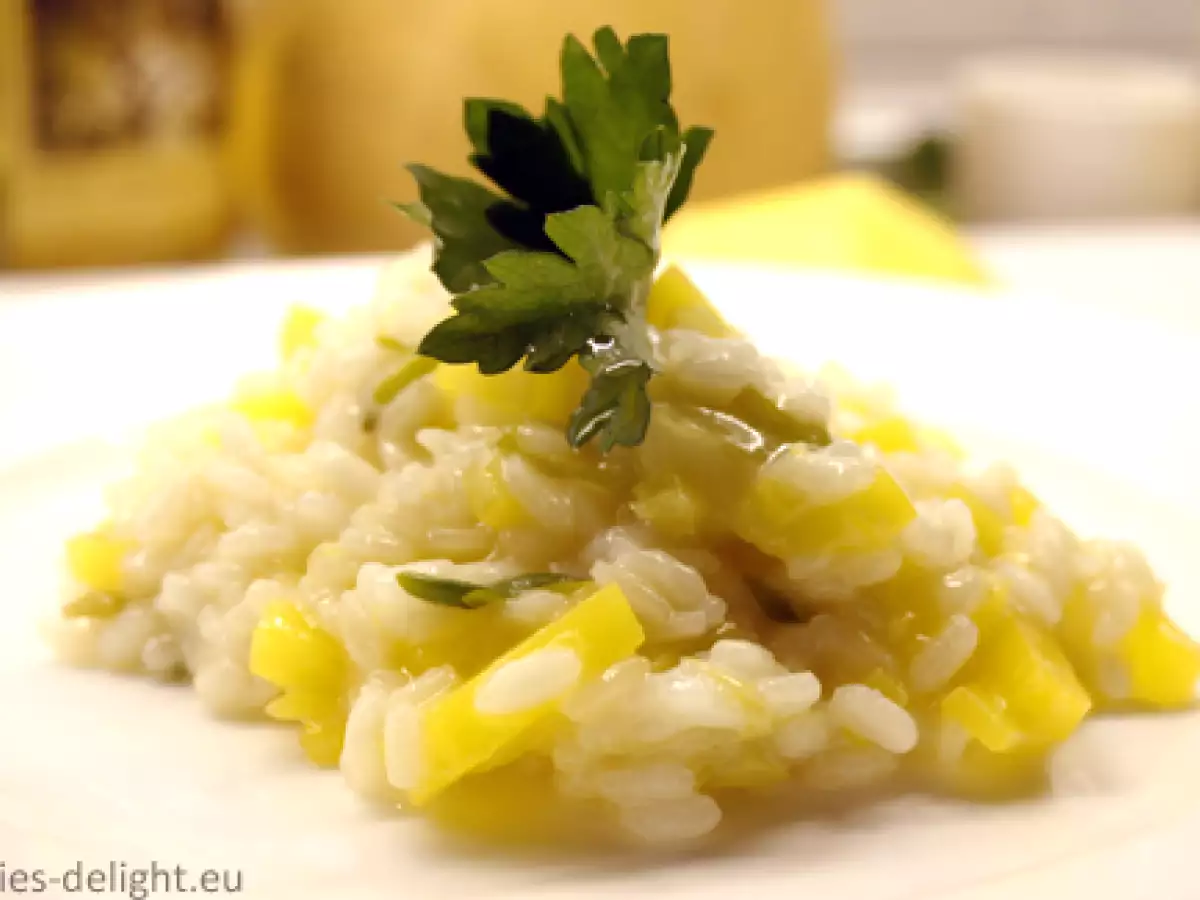 Risotto mit Kürbis und Quittensekt
