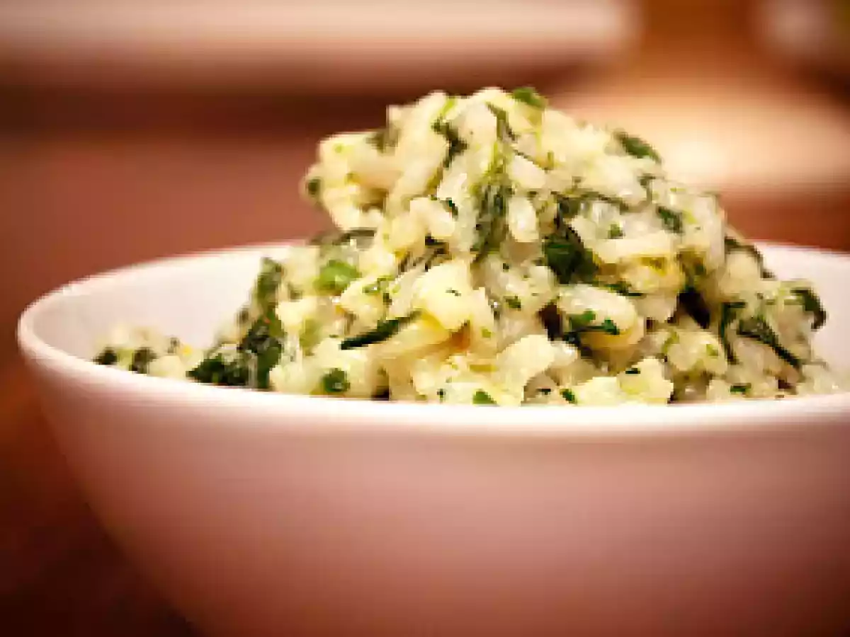 Risotto mit Spinat