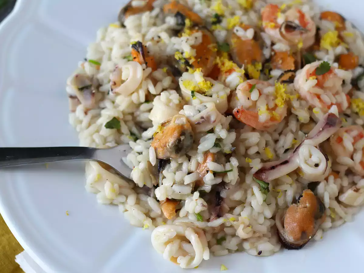Risotto mit tiefgekühlten Meeresfrüchten: die ideale Lösung für ein schnelles und köstliches Gericht - foto 5