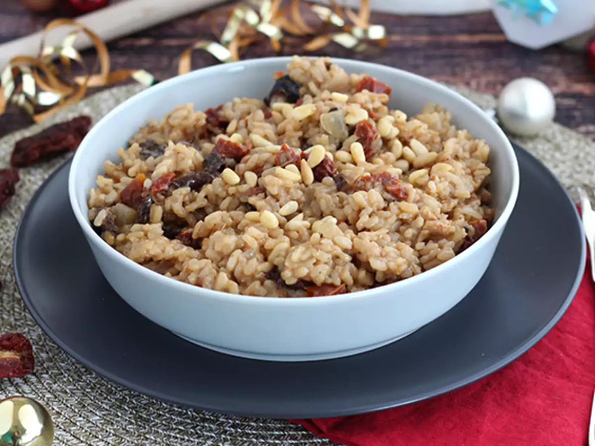 Risotto-Set mit Pilzen und getrockneten Tomaten - foto 2