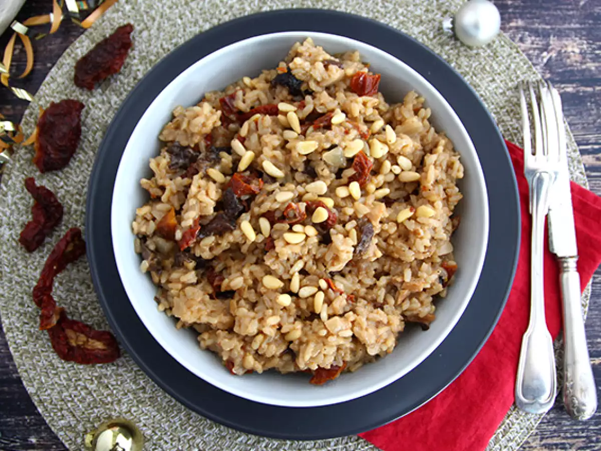 Risotto-Set mit Pilzen und getrockneten Tomaten - foto 4