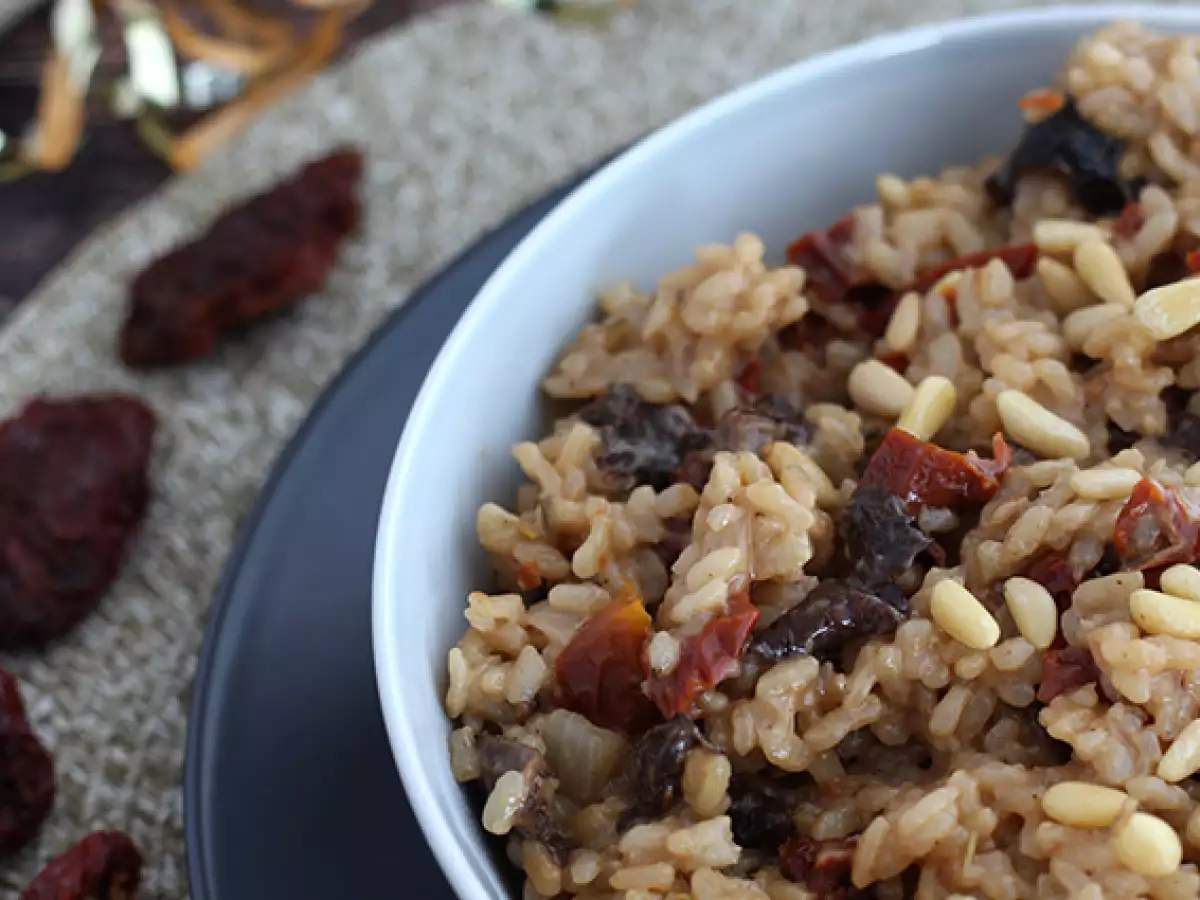 Risotto-Set mit Pilzen und getrockneten Tomaten - foto 6