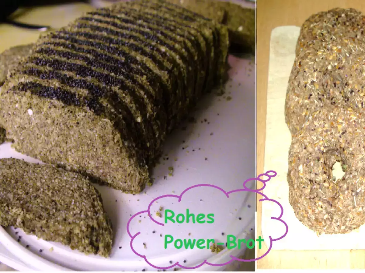 Rohes Powerbrot x 2: Dunkles Bauernbrot + italienische Bagels