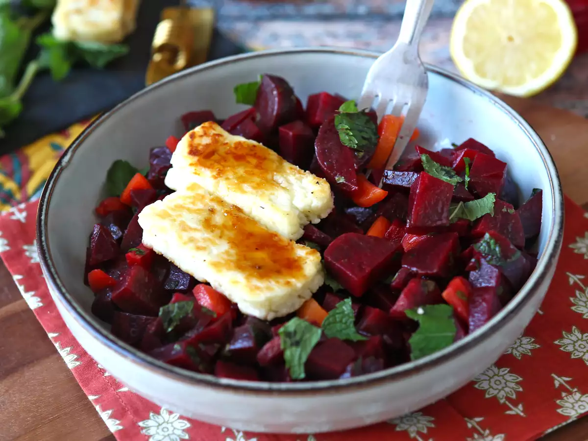 Rote-Bete-Salat mit gegrilltem Halloumi - foto 4