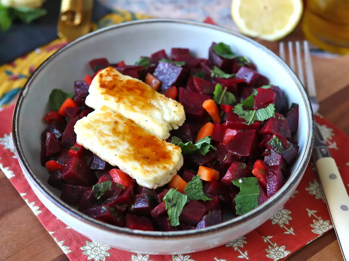 Rote-Bete-Salat mit gegrilltem Halloumi - foto 7