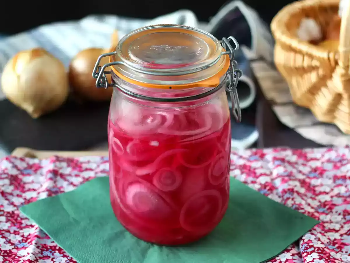 Rote Zwiebelpickles, perfekt zum Aufpeppen Ihrer Gerichte! - foto 5