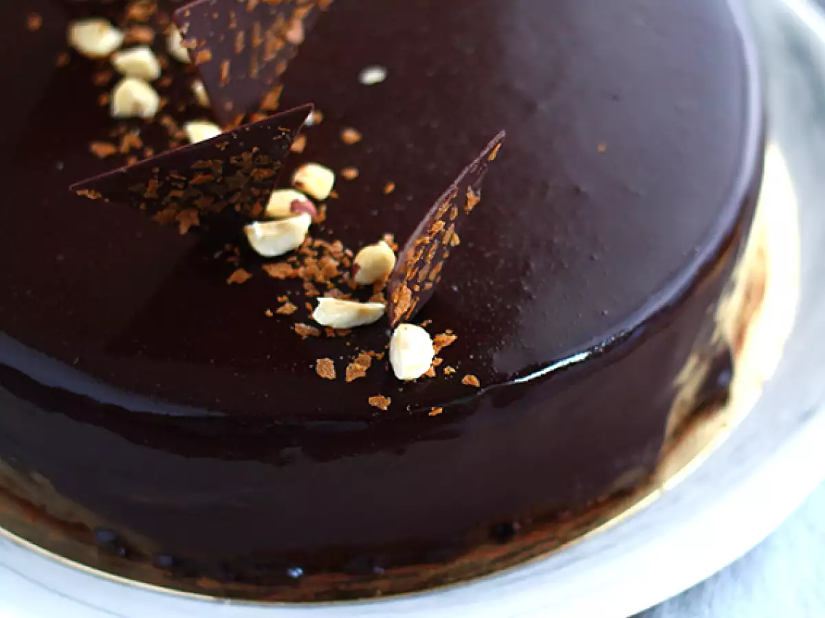 Royal au chocolat (Trianon) – französische Schokoladentorte mit Video und Tipps - foto 5