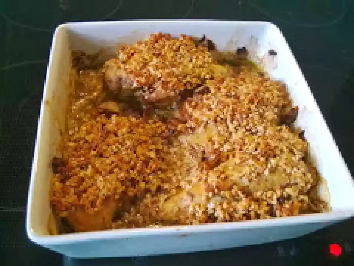 SAFRAN-HONIG-HÄHNCHEN MIT HASELNÜSSEN