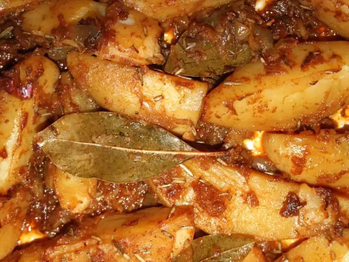 Safrankartoffeln mit Rosmarin