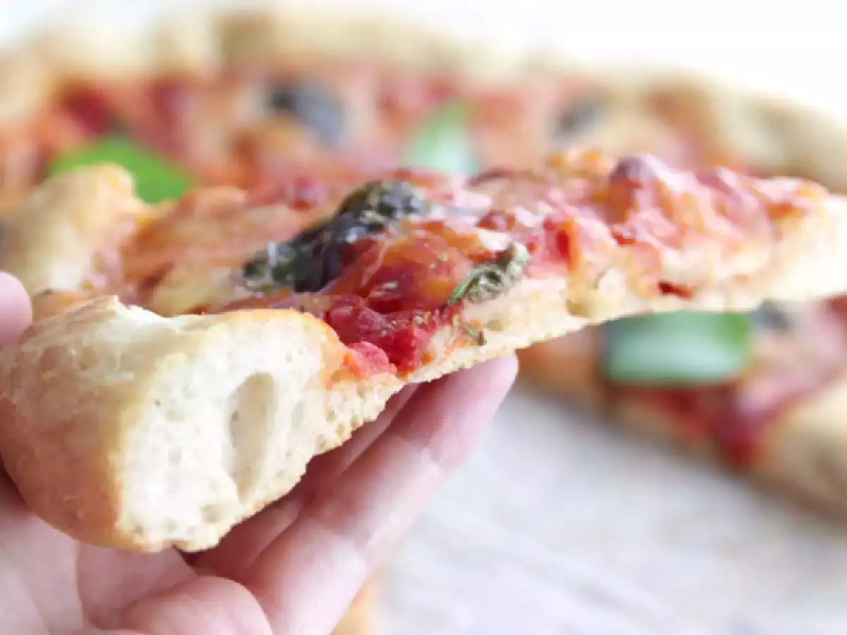 Saftige Pizza Margherita - foto 4