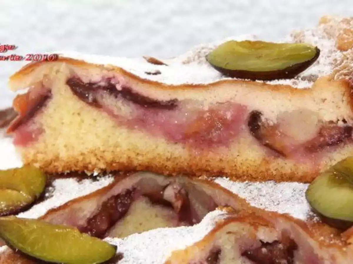 Saftige Zwetschgentarte