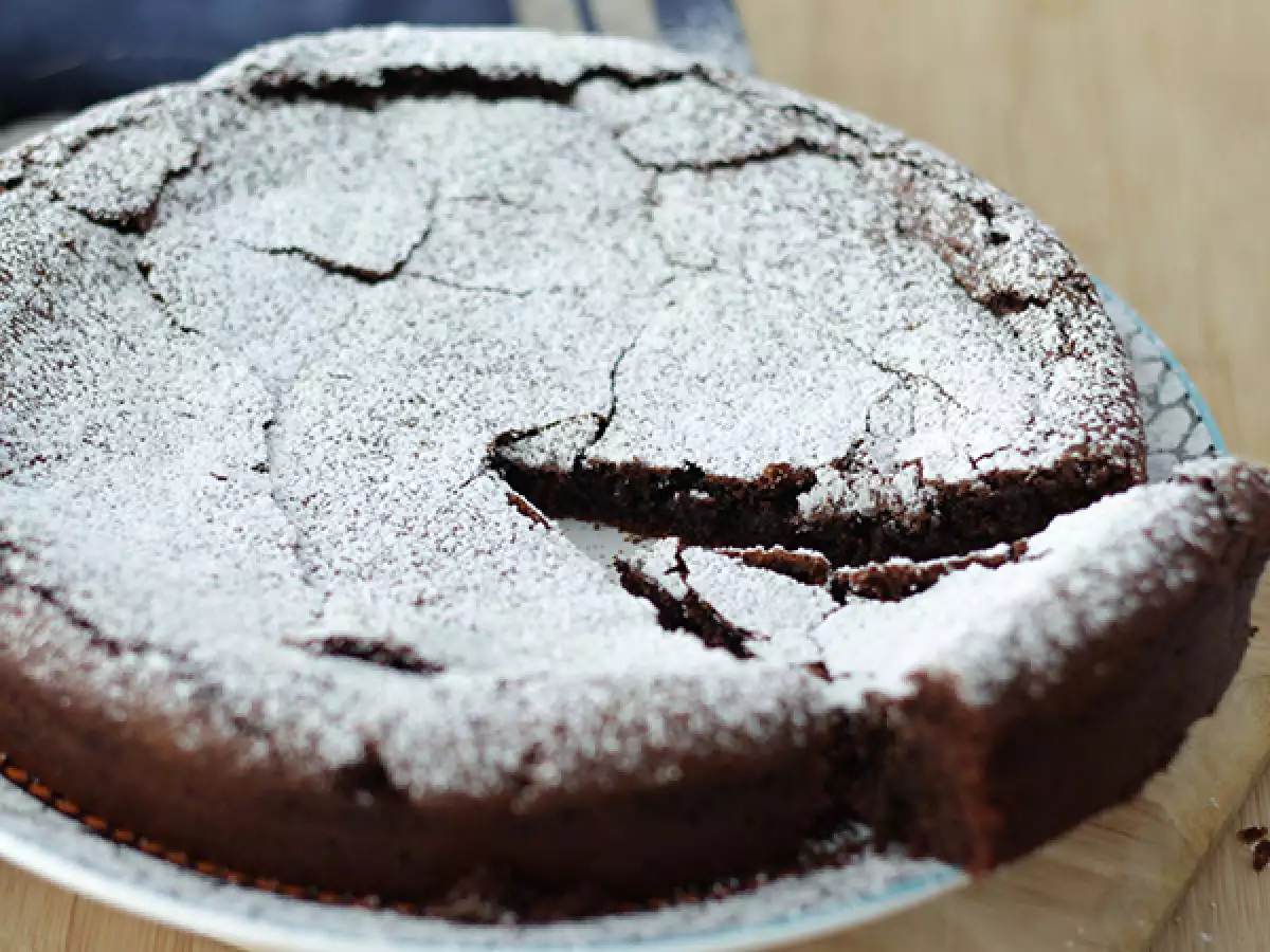 Saftiger Schokokuchen mit dunkler Schokolade : einfaches Rezept - foto 4